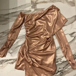 Peace + Love blush pink dress